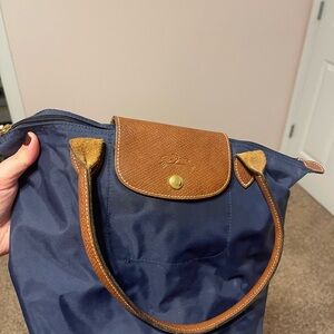 Longchamp Small Tote - Navy